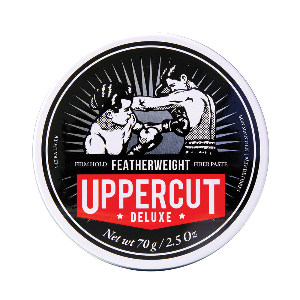 Uppercut Deluxe Featherweight Paste — 70 g tin, front lid label, plain white background