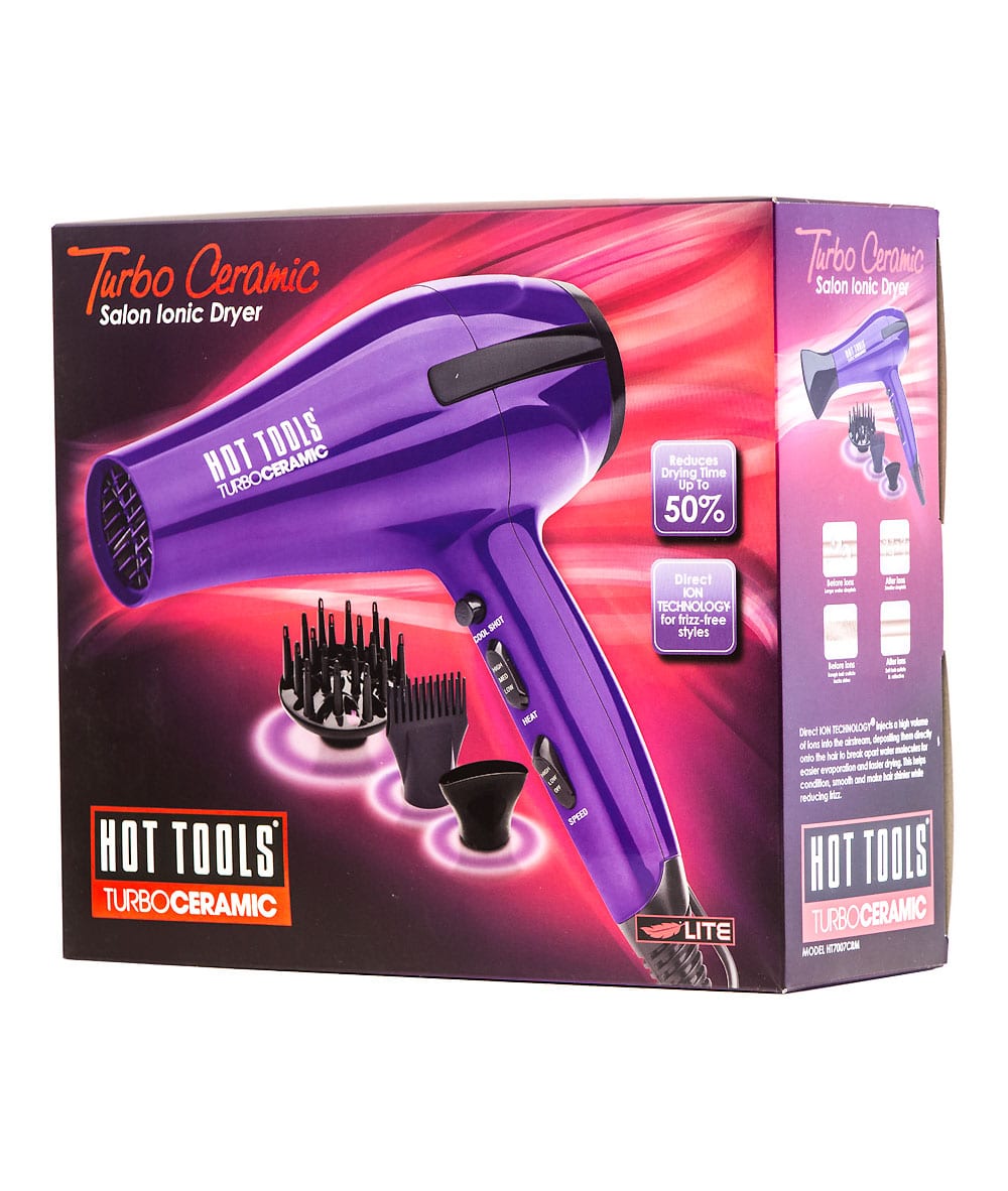 Hot Tools Turbo Ceramic Salon Ionic Dryer retail carton
