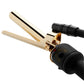 Hot Tools 3/4" Curling Iron 24K Gold — 24K gold marcel curling iron with locking marcel handle, plain white background