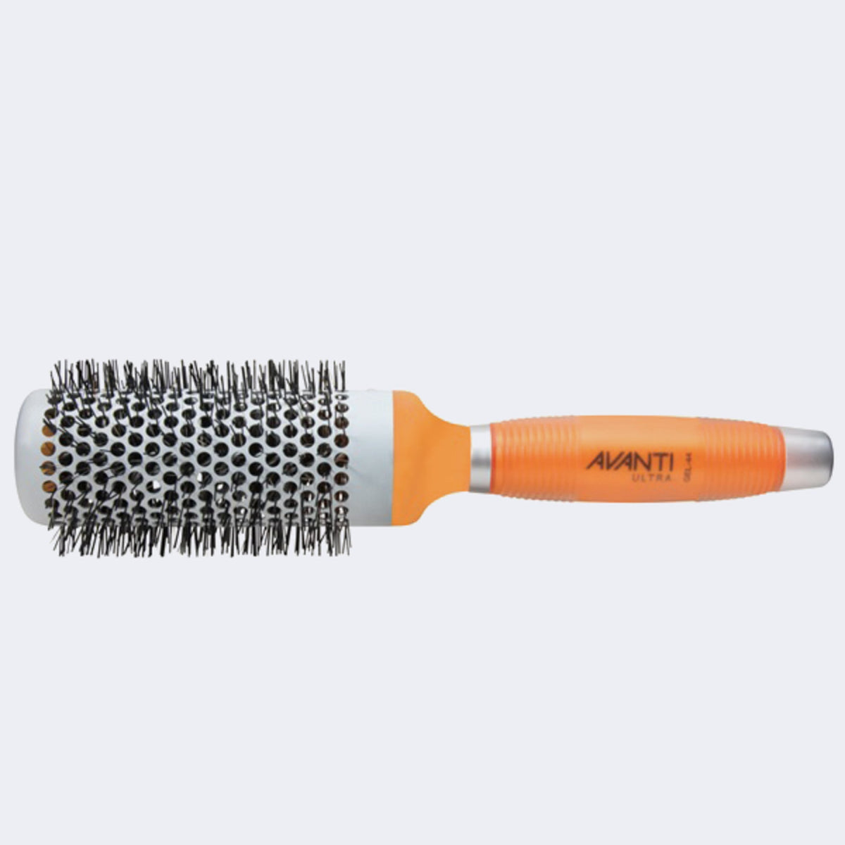 Avanti Ultra Ceramic Thermal Round Brush with Gel Handle – 44 mm barrel, product shown alone on a plain white background / Brosse ronde thermique Avanti Ultra en céramique avec poignée en gel – cylindre de 44 mm, produit seul sur fond blanc uni