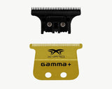 Gamma+ Gold Titanium X-Pro Wide Trimmer Blade & Black DLC "The One"  Cutter – Professional