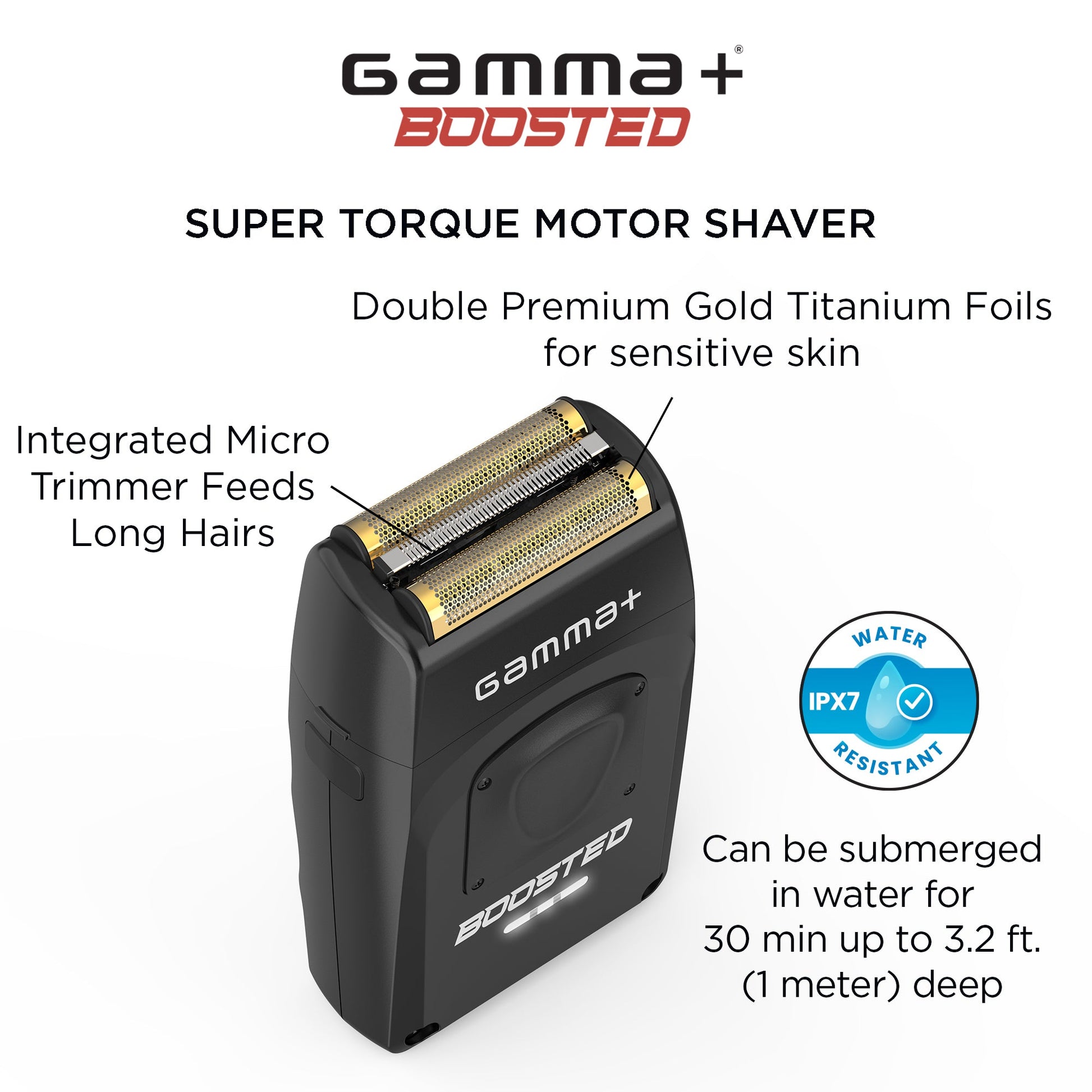 Gamma+ Boosted Professional Foil Shaver – Professional