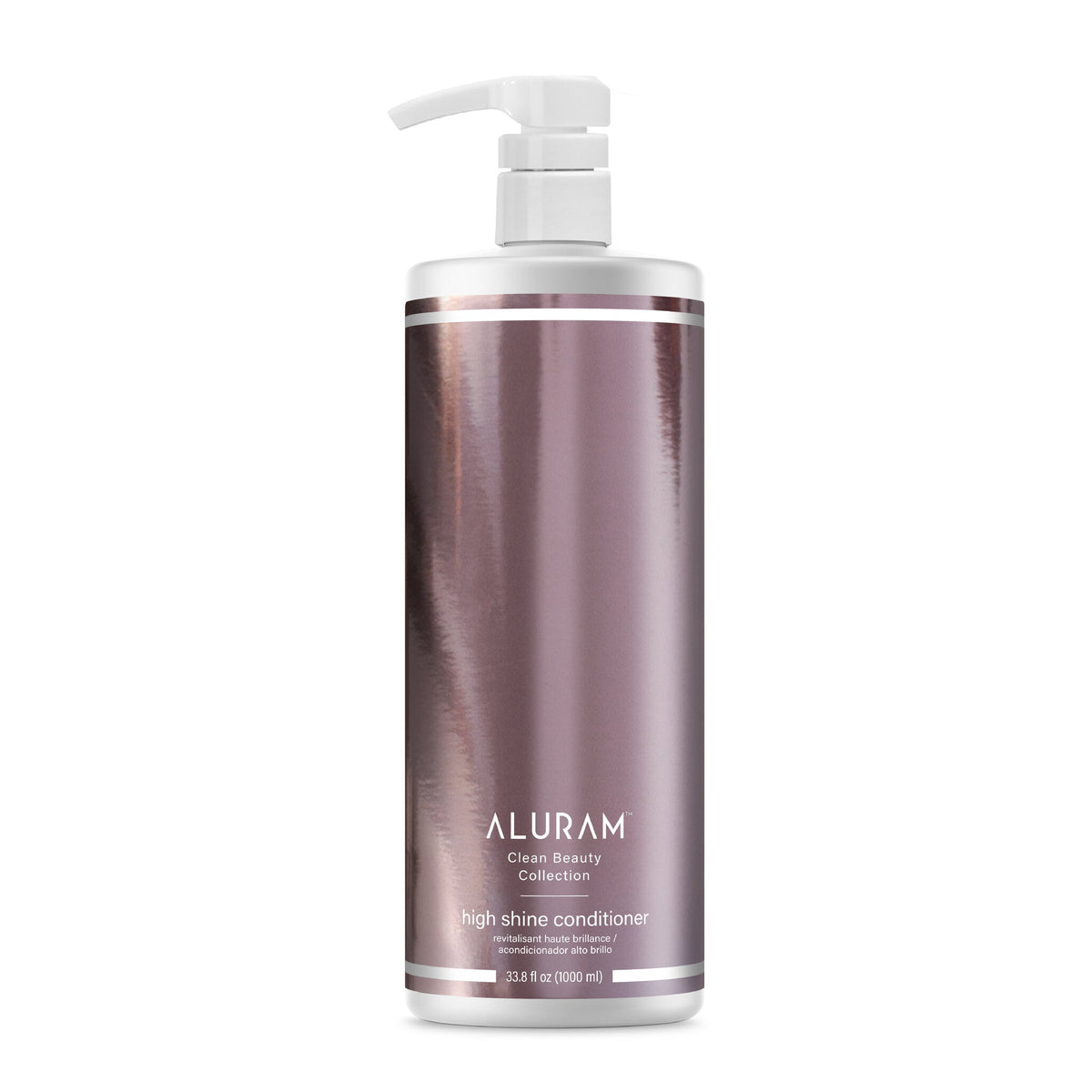 Aluram High Shine Conditioner — 1 L (33.8 oz) salon size bottle, front label