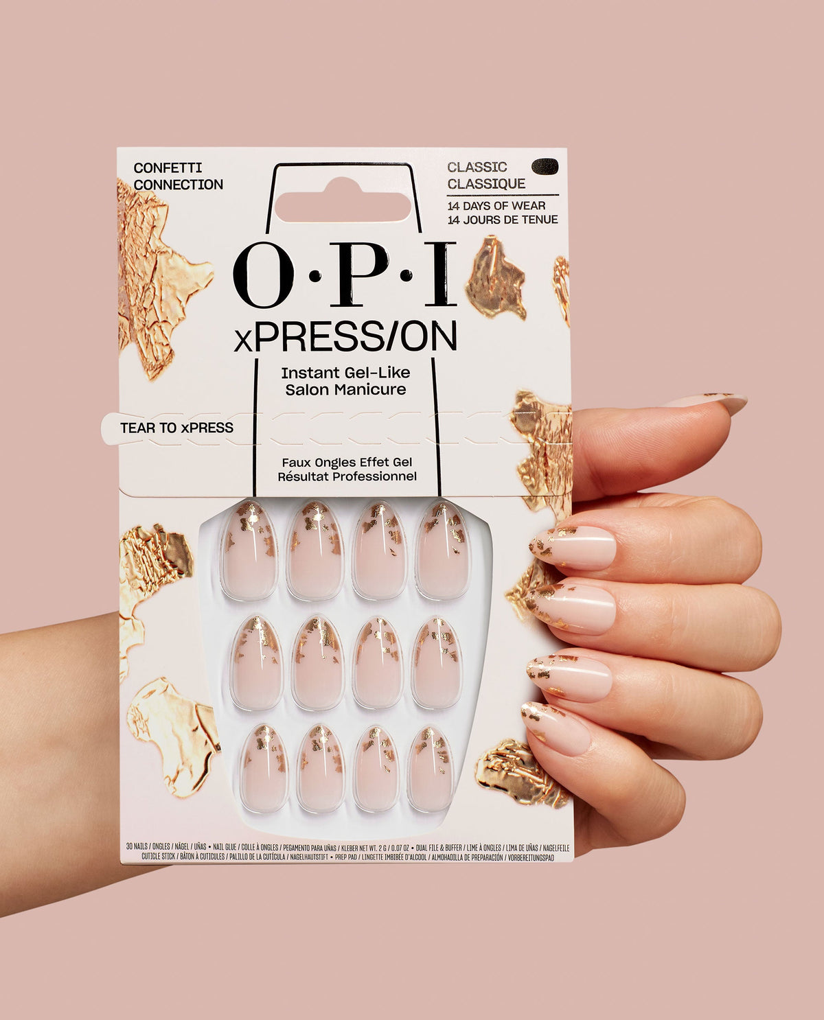 OPI xPRESS/ON — Confetti Connection, official OPI product image