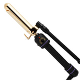 Hot Tools 1" Curling Iron 24K Gold — 24K gold marcel curling iron with locking marcel handle, plain white background