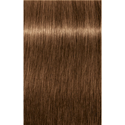 Schwarzkopf - Essensity - Ammonia-Free - Permanent Color — shade 7-50 hair-colour swatch showing the finished result on hair