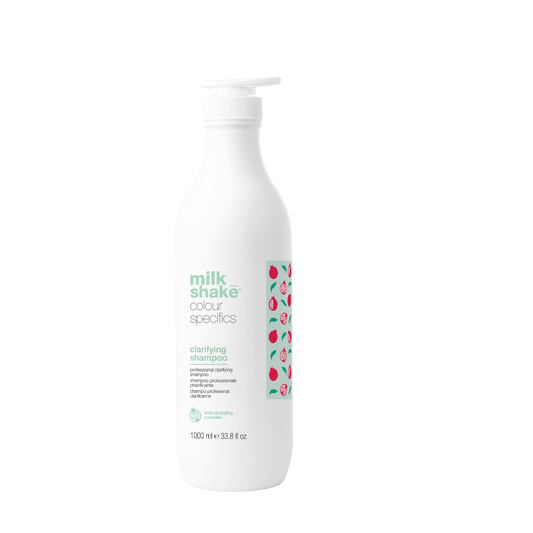 milk_shake Colour Specifics Clarifying Shampoo — brand packshot, plain white background (z-one concept)