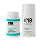 K18 Detox & Repair At-Home Duo — 53 ml detox shampoo beside 50 ml mask, white background