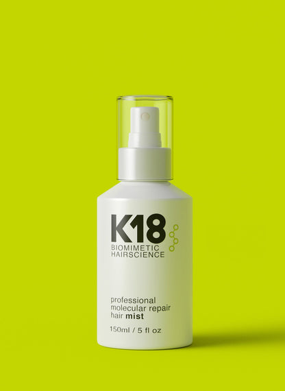 K18 PRO Pre-Service Molecular Repair Mist — 150 ml spray bottle, front label