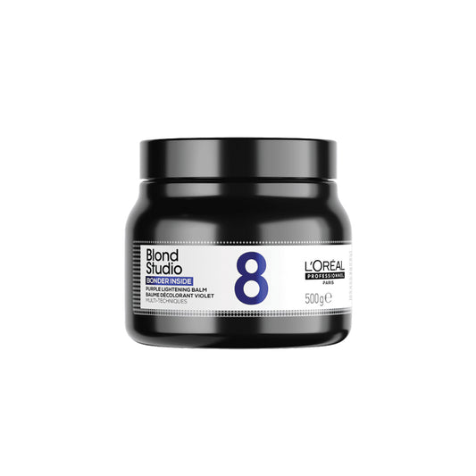 L'Oréal Professionnel Blond Studio 8 purple lightening balm with bonder 500 g tub