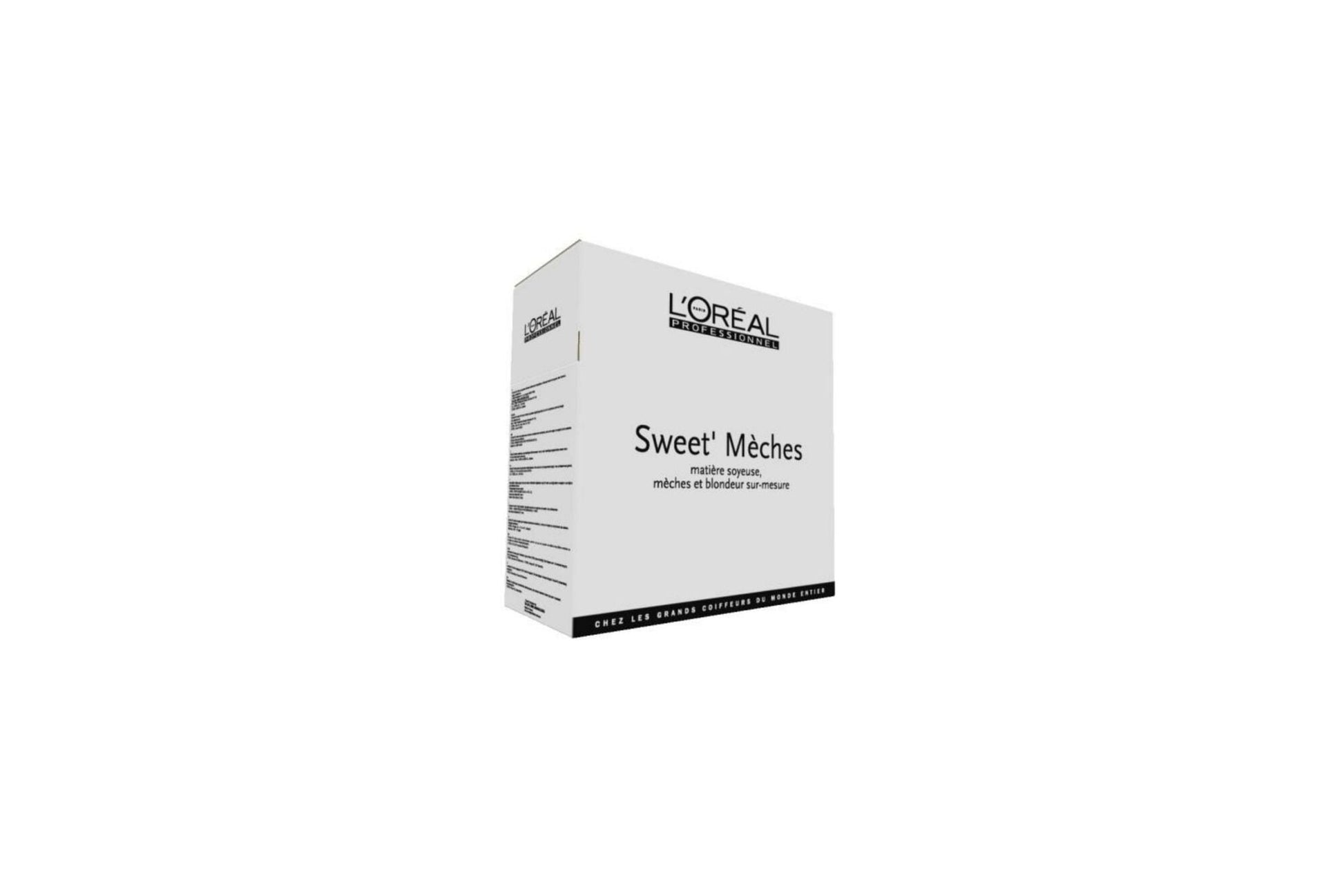 L'Oréal Professionnel Sweet' Mèches — white 50 m highlighting paper dispenser box, three-quarter view on plain white background