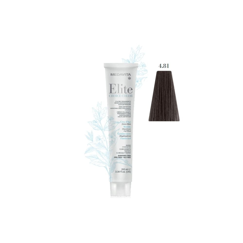 Medavita Choice Color Elite – 4.81 Ash Brunette Brown