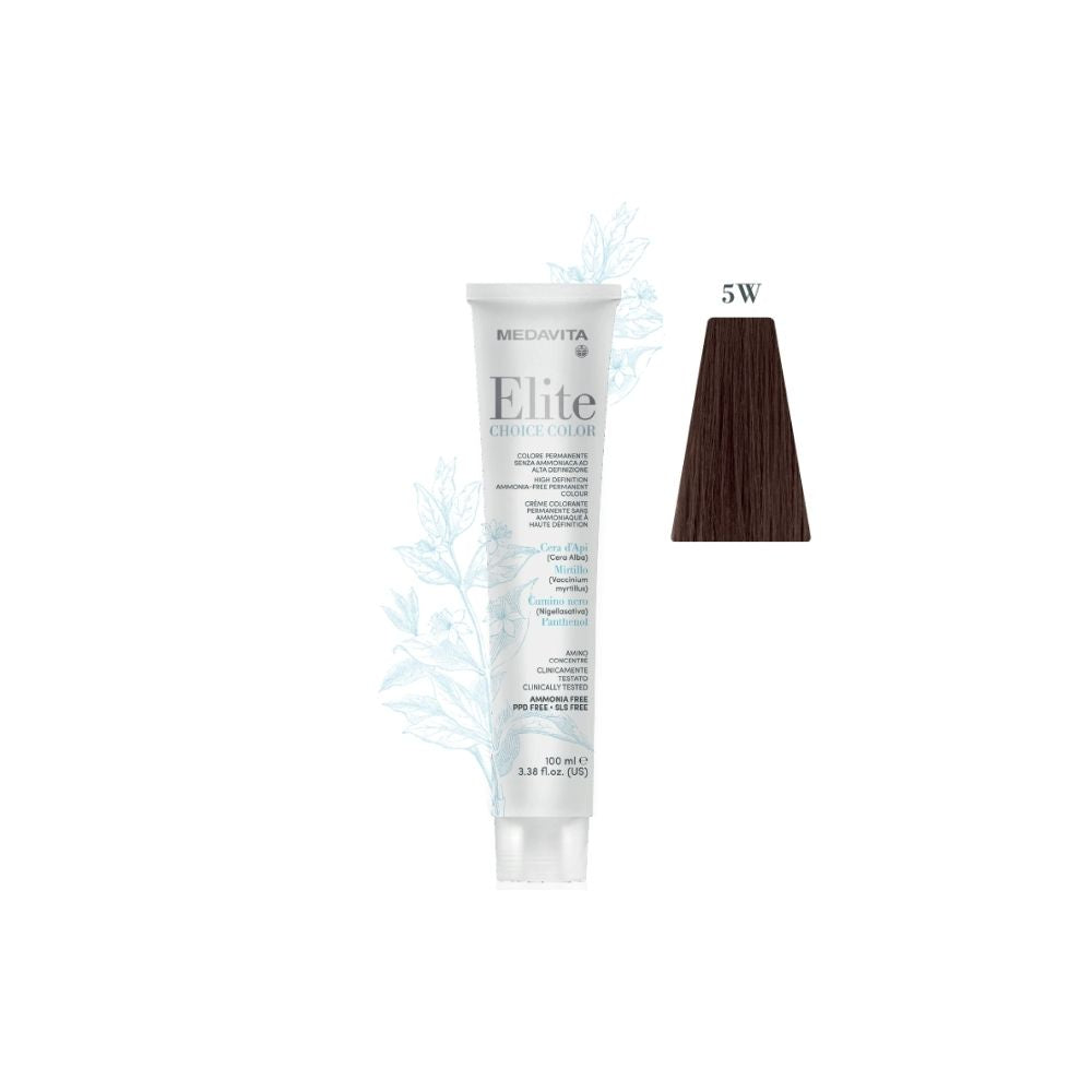 Medavita Choice Color Elite – 5WARM Warm Light Brown
