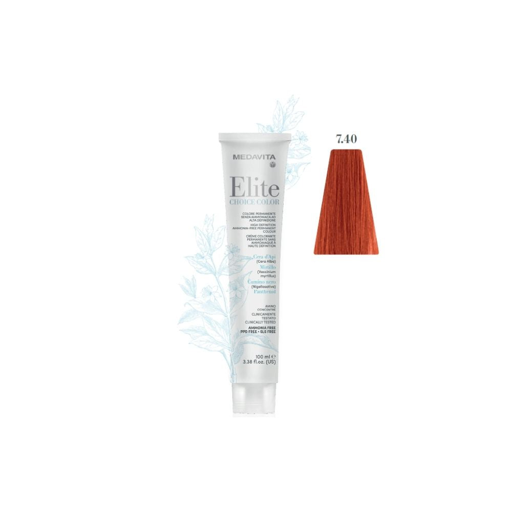 Medavita Choice Color Elite – 7.40 Intense Copper Blond