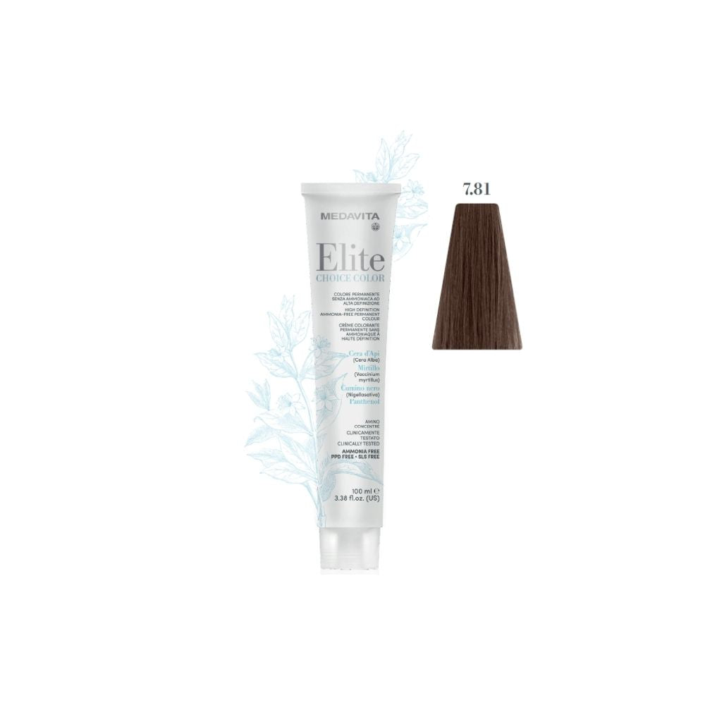 Medavita Choice Color Elite – 7.81 Ash Brunette Blond