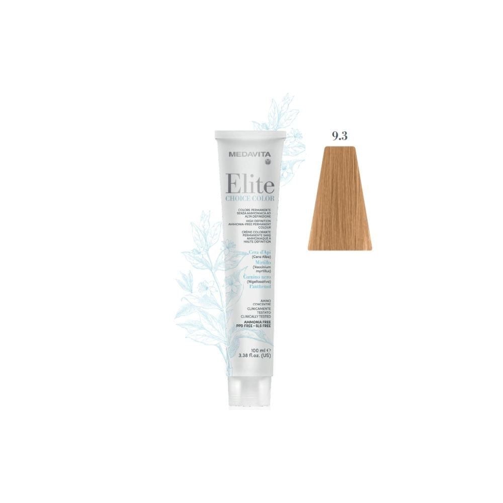 Medavita Choice Color Elite – 9.3 Golden Very Light Blond