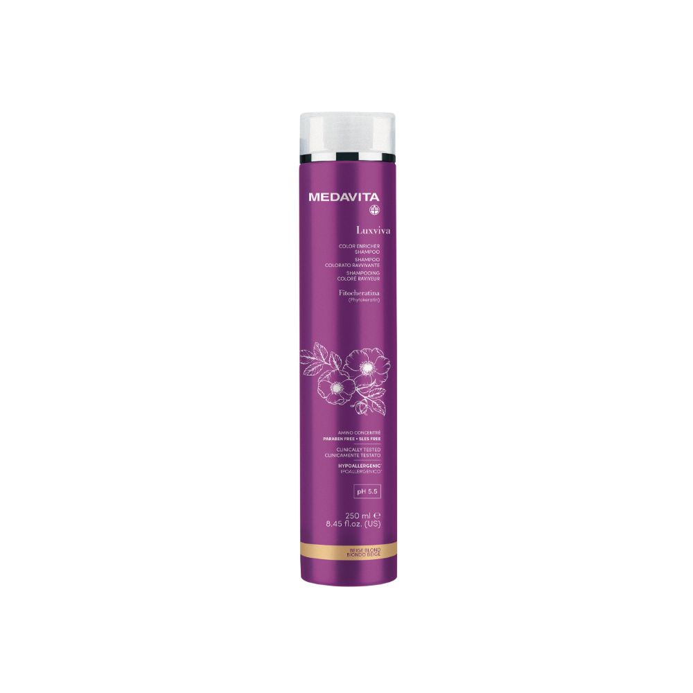 Medavita Luxviva Color Enricher Shampoo – Blonde Beige