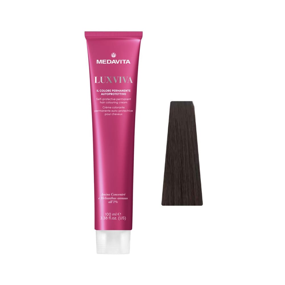 Medavita Luxviva Permanent Hair Colour – 5NM Natural Matte Light Brown