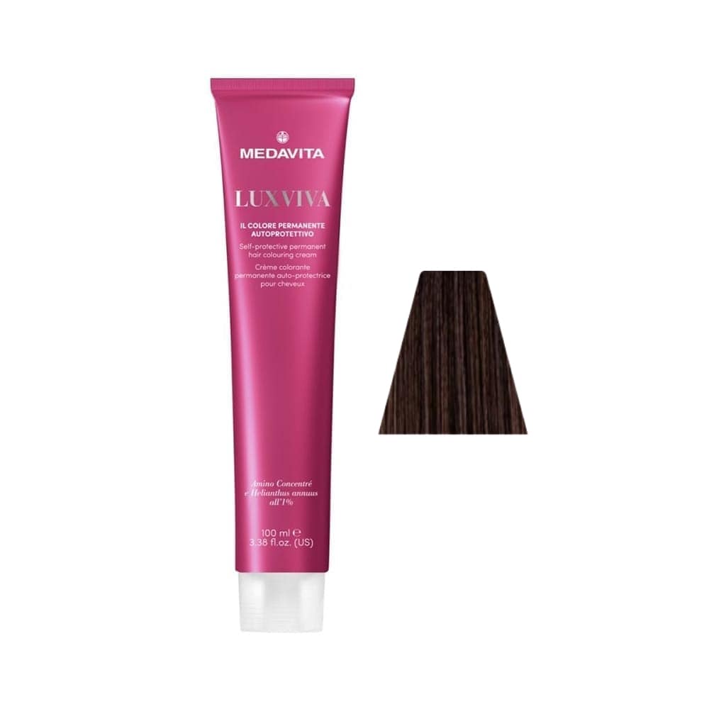 Medavita Luxviva Permanent Hair Colour – 5.08