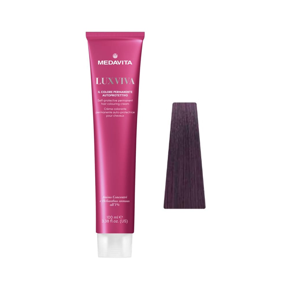 Medavita Luxviva Permanent Hair Colour – 5.20 Light Intense Irise Brown