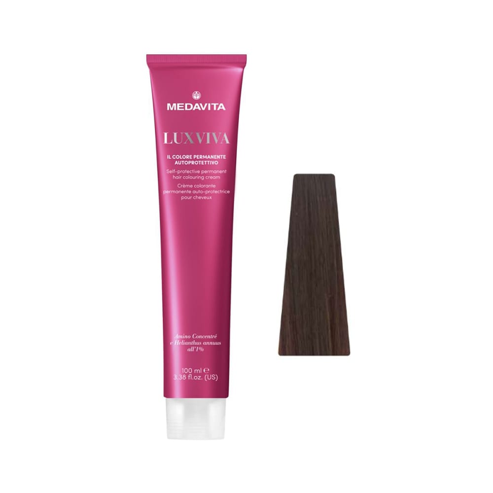 Medavita Luxviva Permanent Hair Colour – 6NM Natural Matte Dark Blonde