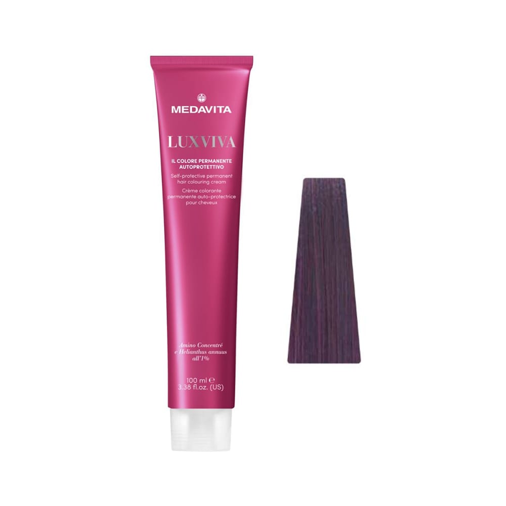Medavita Luxviva Permanent Hair Colour – 6.20 Dark Intense Irise Blonde
