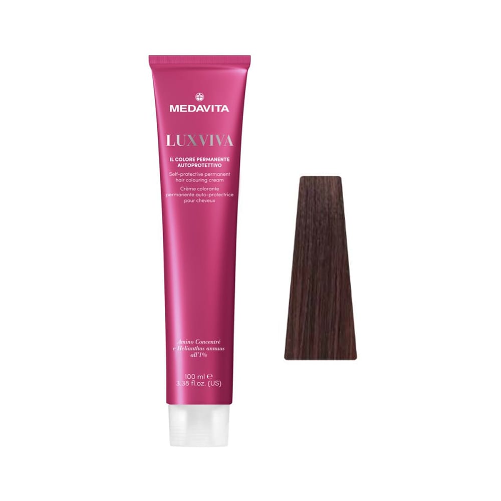 Medavita Luxviva Permanent Hair Colour – 6.42 Dark Irise Copper Blonde