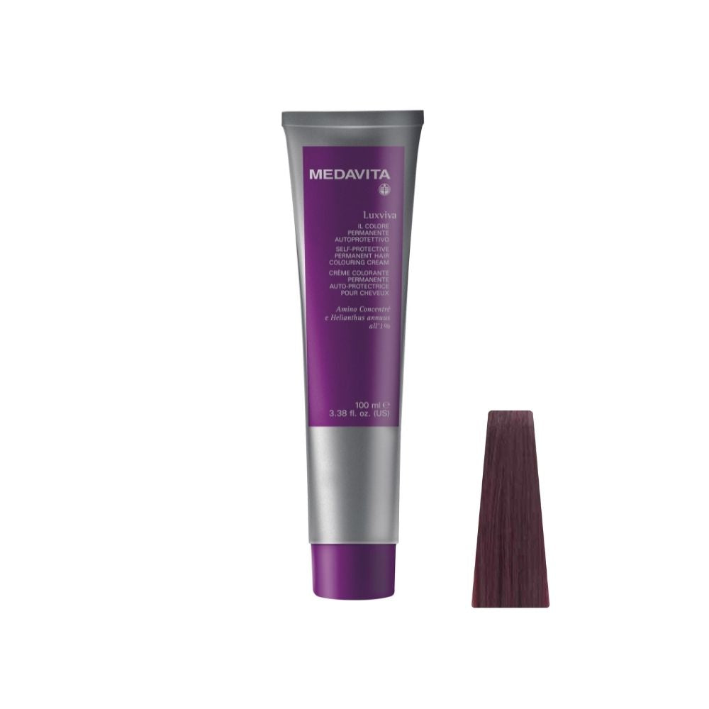 Medavita Luxviva Permanent Hair Colour – 6.62 Irise Red Dark Blond