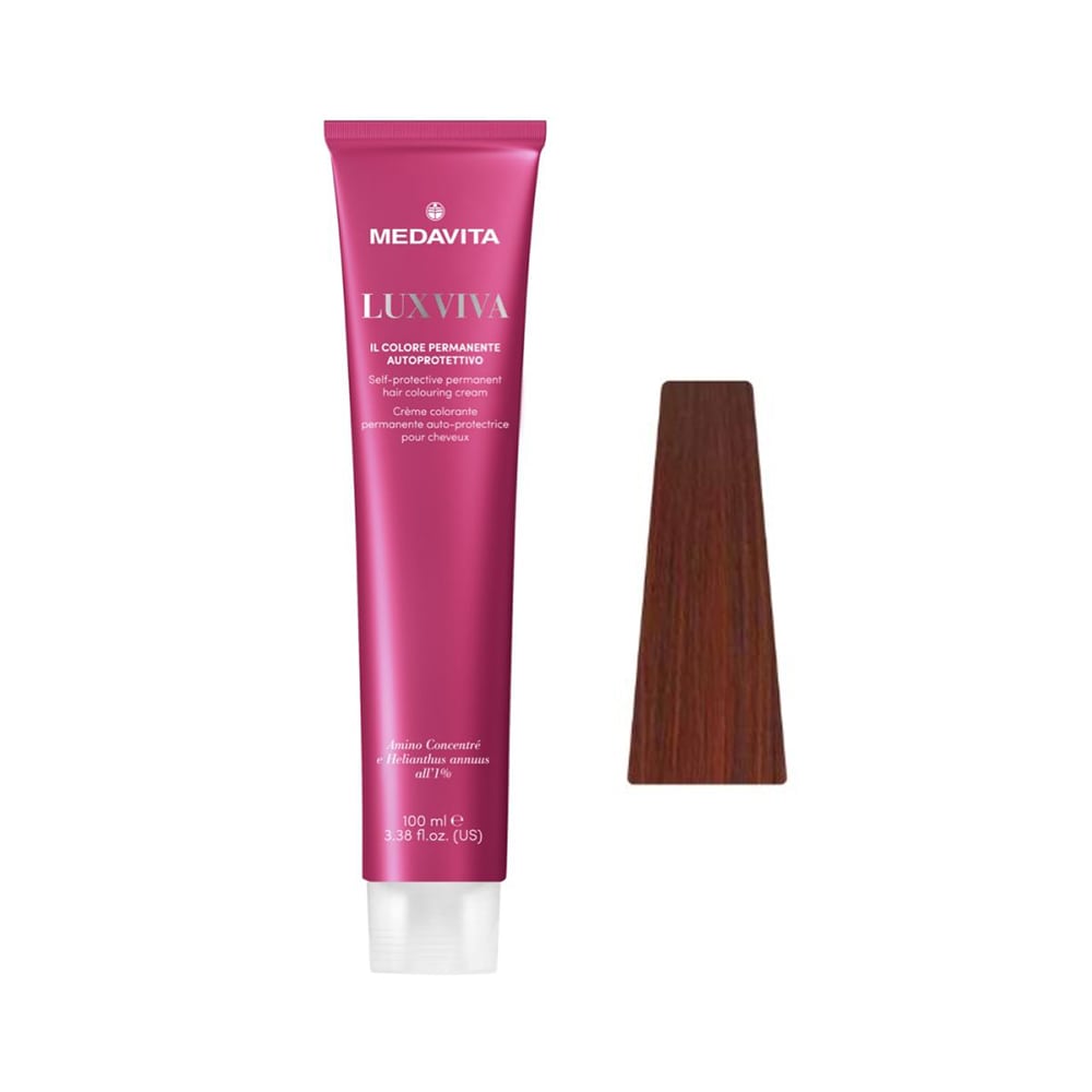 Medavita Luxviva Permanent Hair Colour – 8.40 Light Intense Copper Blonde