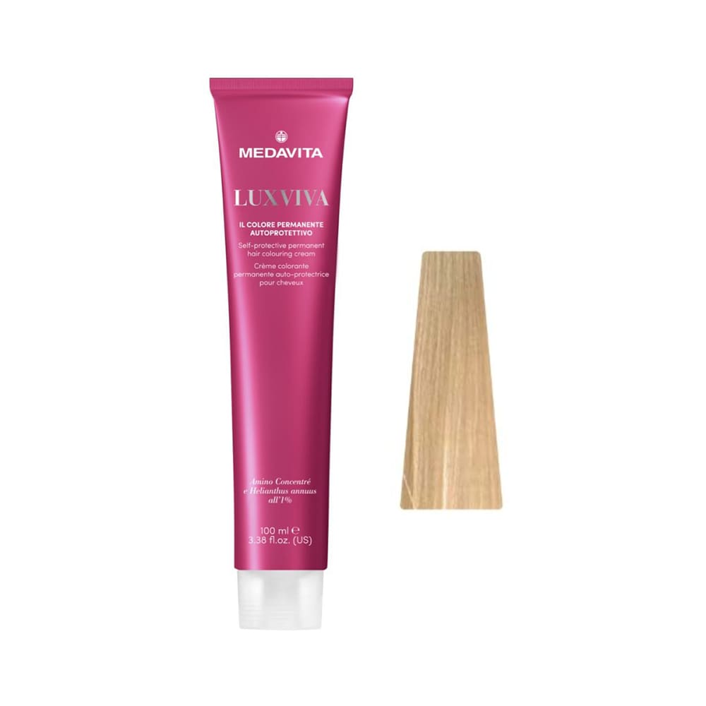 Medavita Luxviva Permanent Hair Colour – 10N Platinum Very Light Blonde
