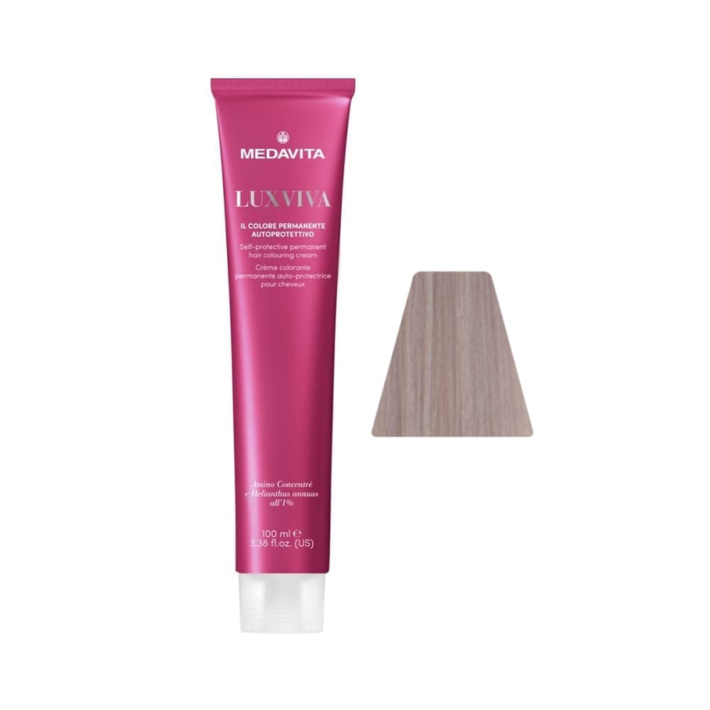Medavita Luxviva Permanent Hair Colour – 921 Super High Lift Very Light Irise Ash Blonde