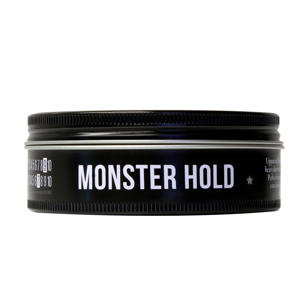Uppercut Deluxe Monster Hold Pomade — 70 g tin side profile, plain white background