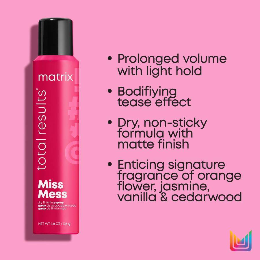 Matrix Miss Mess Dry Finishing Spray 3.4oz