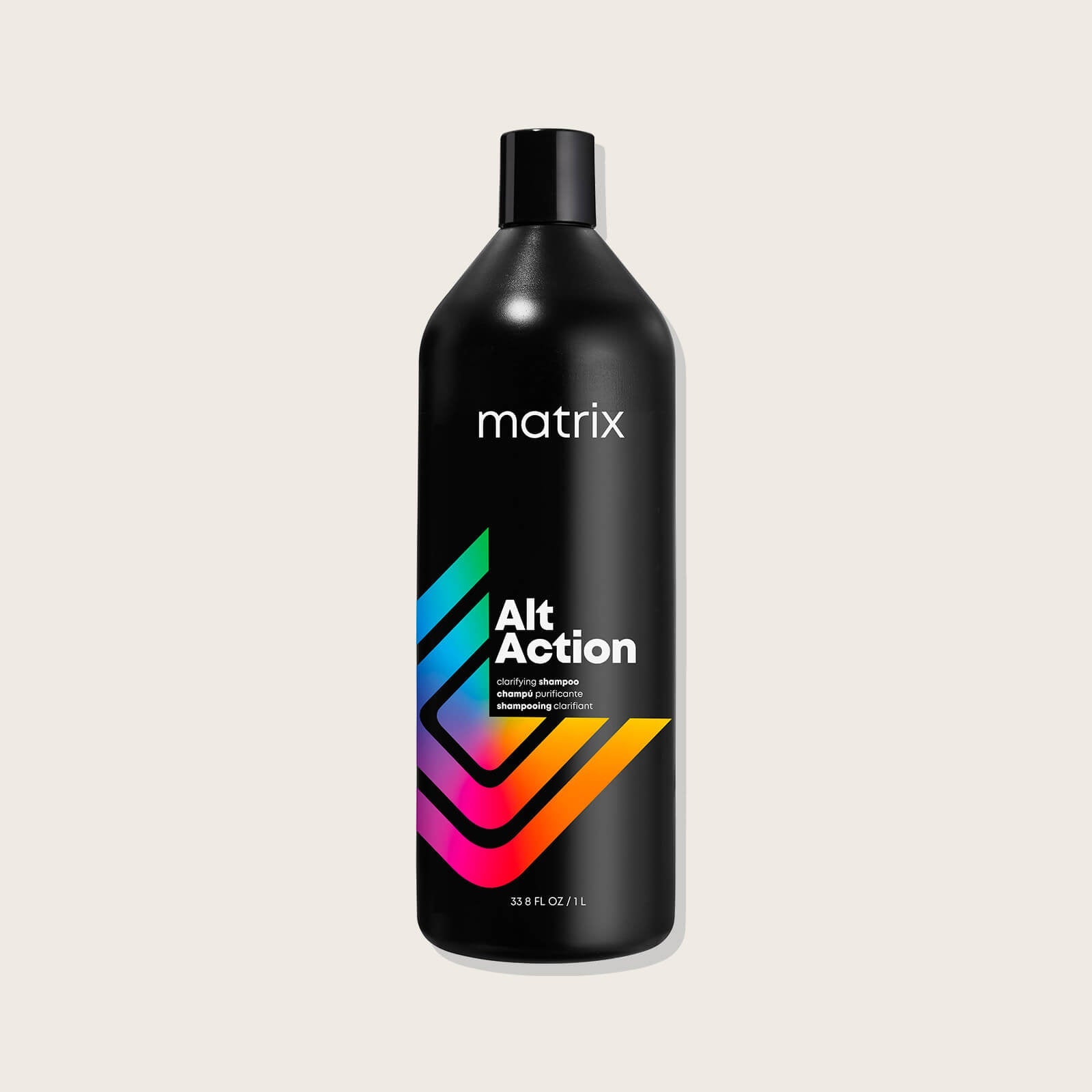 Matrix Alt Action Clarifying Shampoo – current black 1 L bottle livery, front label