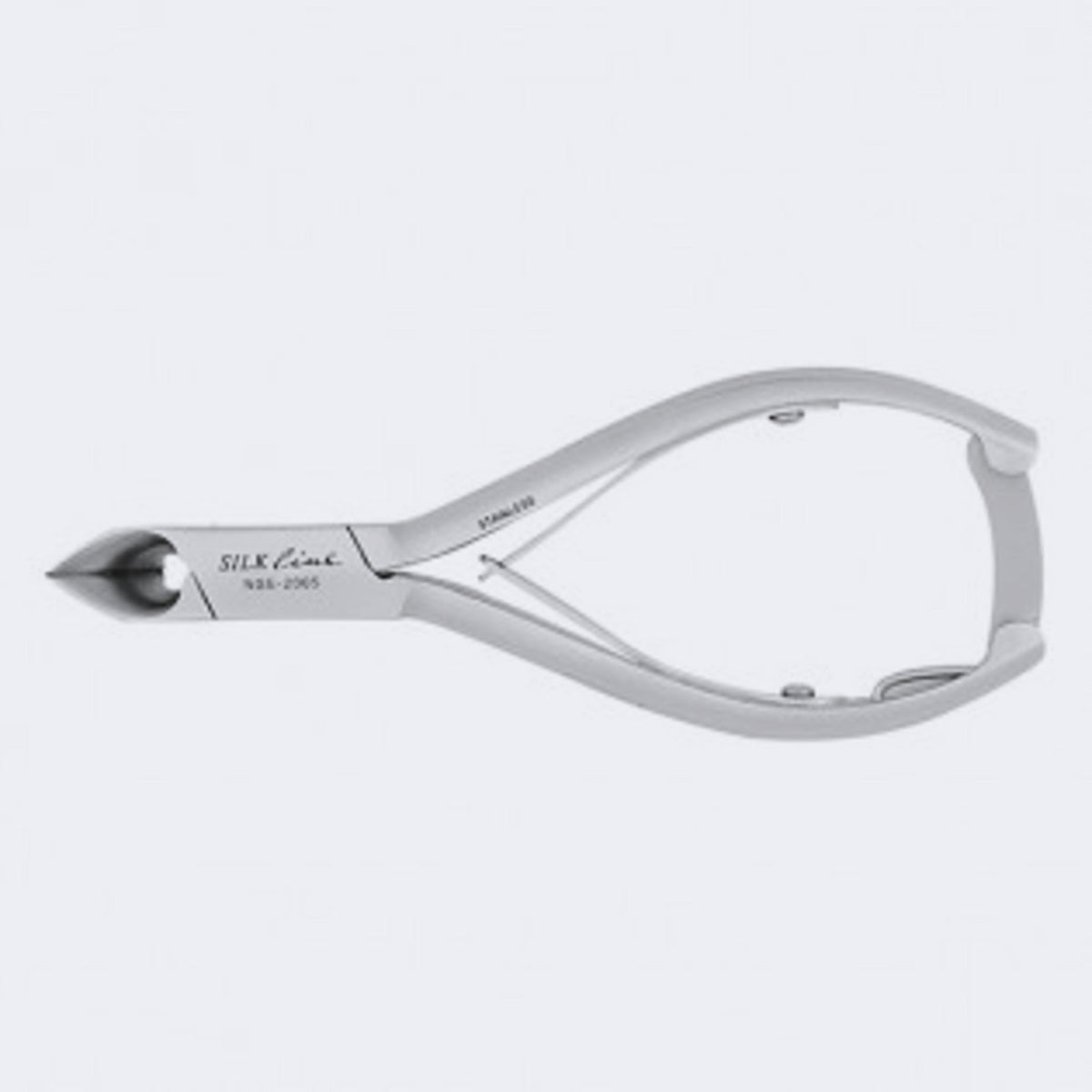 Silkline Professional Heavy Duty Toenail Nipper – Stainless Steel with Lockable Easy-Grip Handles – NSE2005NC / Pince à ongles d'orteils robuste Silkline - 5,5 po, joint carré, double ressort - NSE2005NC