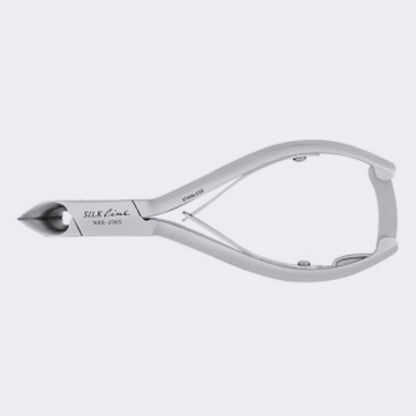Silkline Professional Heavy Duty Toenail Nipper – Stainless Steel with Lockable Easy-Grip Handles – NSE2005NC / Pince à ongles d'orteils robuste Silkline - 5,5 po, joint carré, double ressort - NSE2005NC
