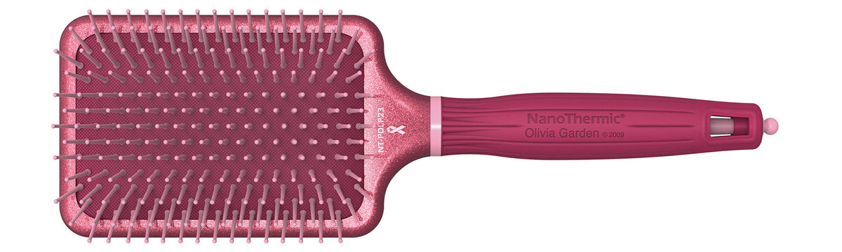 Olivia Garden NanoThermic Large Paddle Brush — product on a plain white background