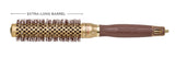 Olivia Garden NanoThermic Speed XL Round Brush — 24 mm (1"), plain white background