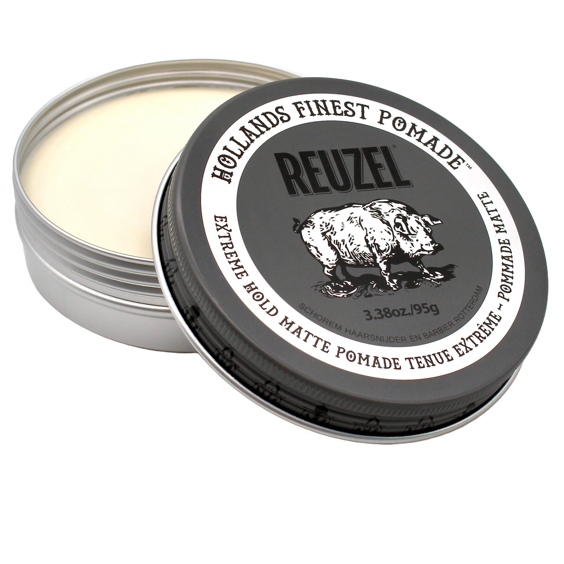 Reuzel Extreme Hold Matte Pomade – Maximum Hold – current official package, 95g
