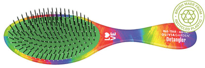 Olivia Garden OG Love Pride Detangling Brush — Medium to thick, plain white background