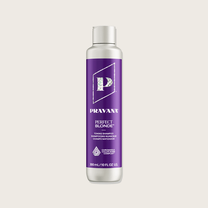 Pravana Perfect Blonde Neutralizing Shampoo 300 ml, the shampoo half of the duo