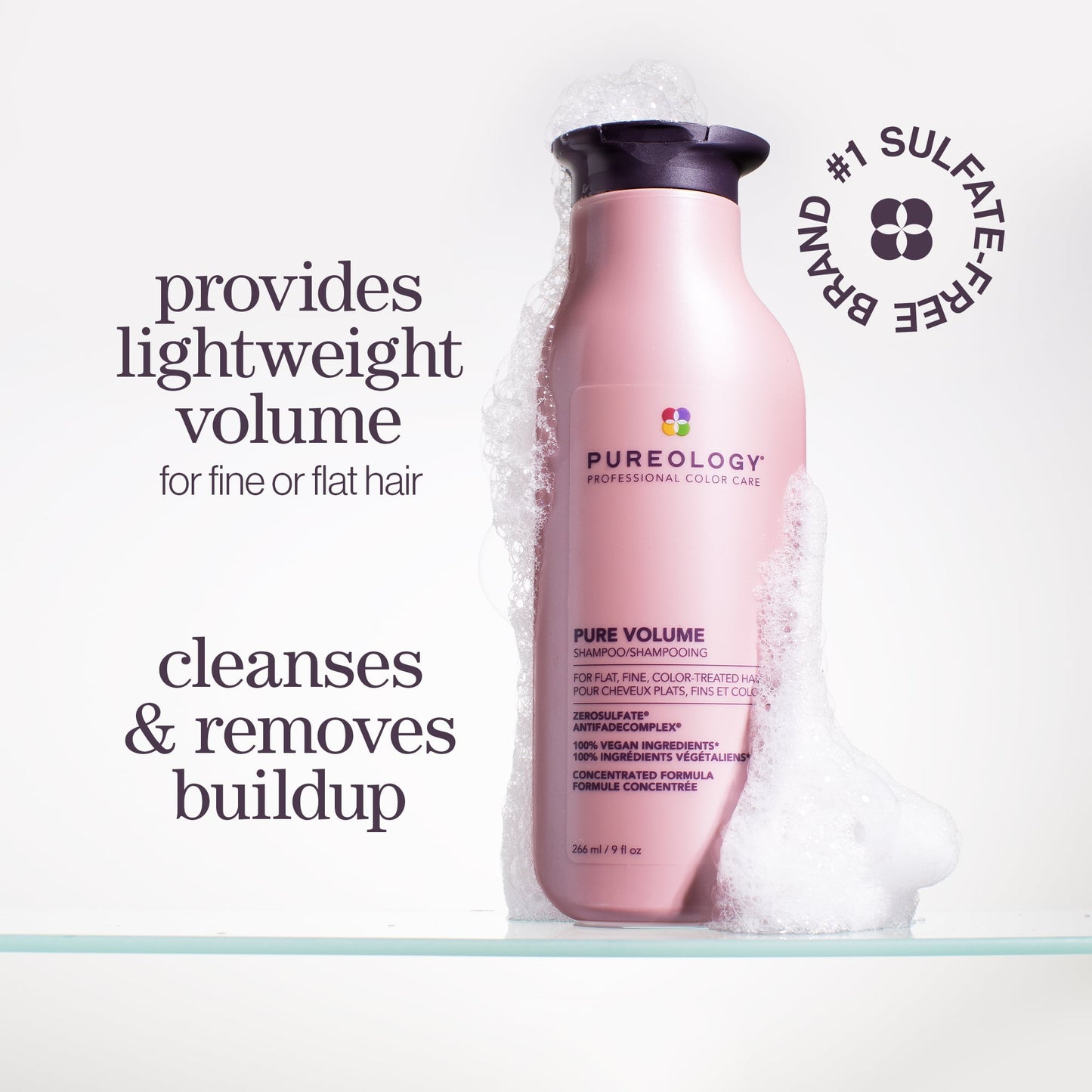 Pureology Pure Volume Shampoo – key benefits