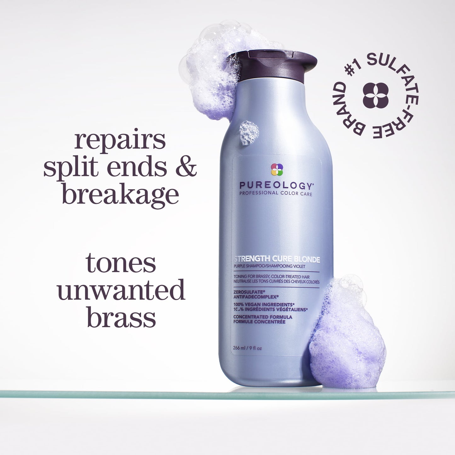 Pureology Strength Cure Blonde Purple Conditioner – key benefits