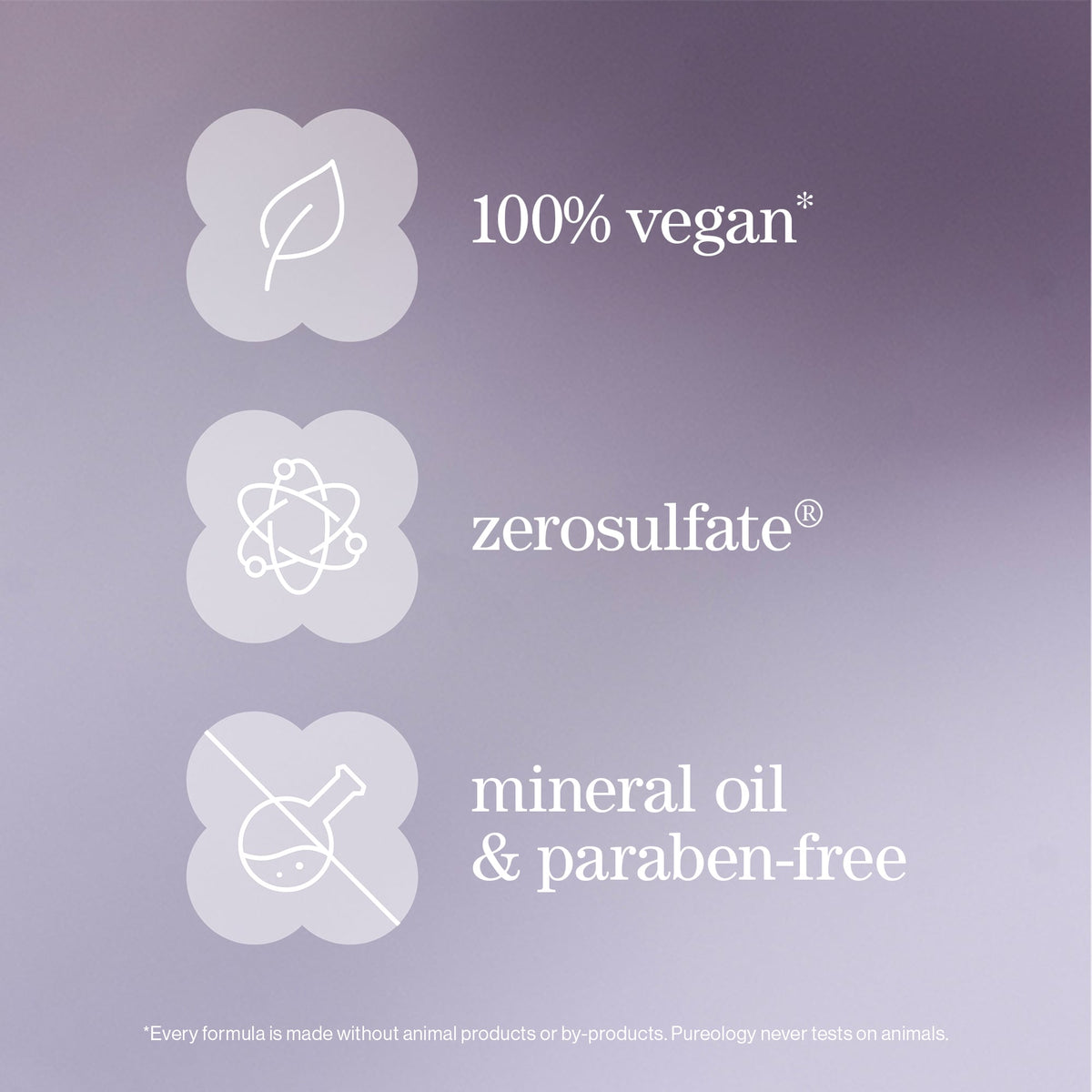 Pureology Hydrate Sheer Shampoo – free-of and sustainability commitments