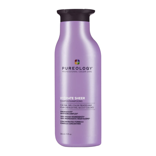 Pureology Hydrate Sheer Shampoo 266ml – front packshot on white