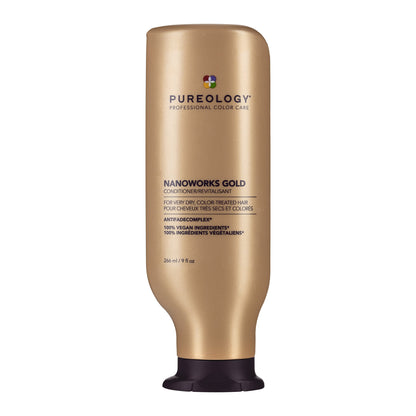 Pureology Nanoworks Gold Conditioner 266ml – front packshot on white