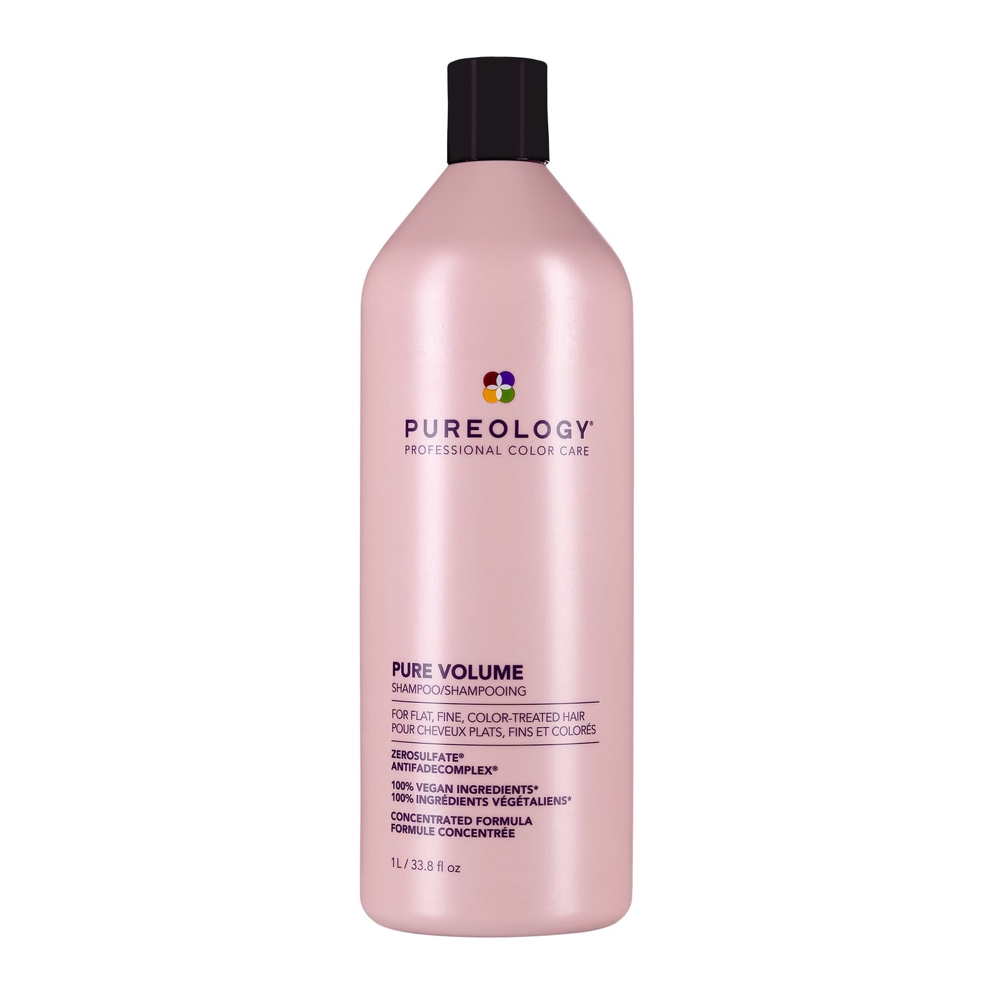 Pureology Pure Volume Shampoo 1L – front packshot on white