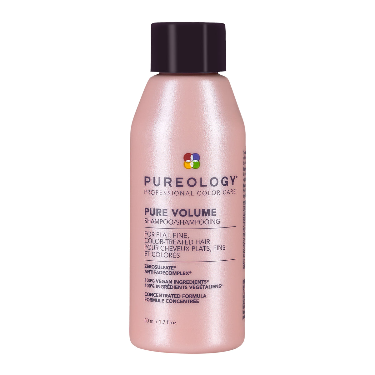 Pureology Pure Volume Shampoo 50ml – front packshot on white
