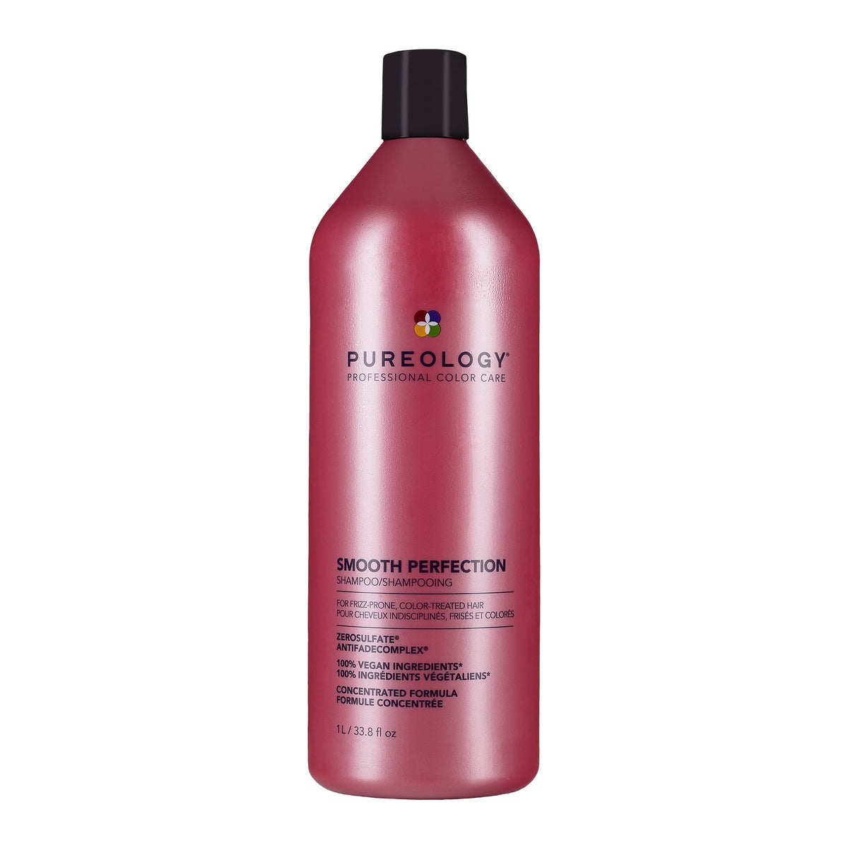 Pureology Smooth Perfection Shampoo 1L – front packshot on white