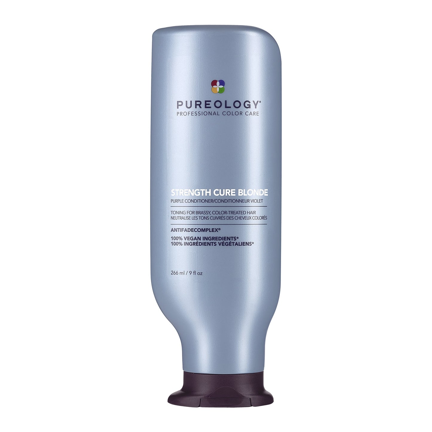 Pureology Strength Cure Blonde Shampoo and Conditioner Duo 266ml – conditioner bottle, front packshot on white